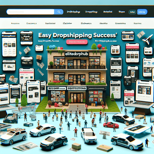 "Easy Dropshipping Success: EliteDropHub's Ready To Sell Shopify Websites"