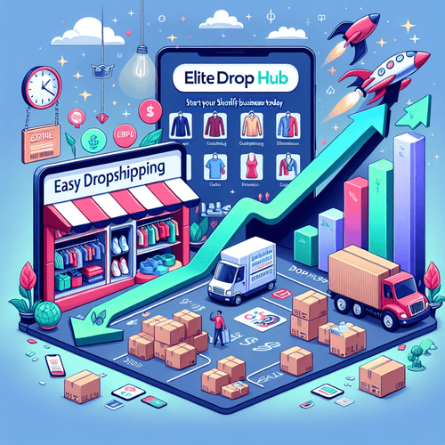 "Easy Dropshipping Success with EliteDropHub: Start Your Shopify Business Today!"